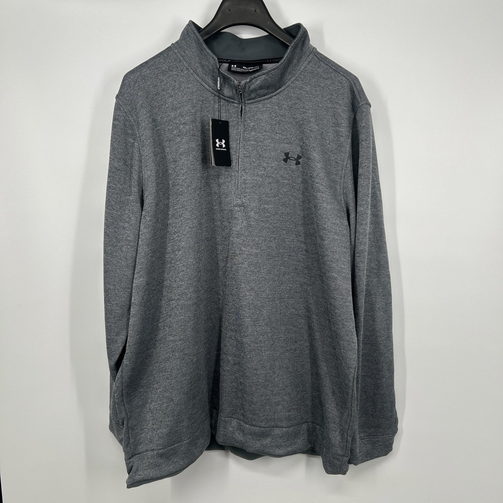 Under Armour Golf ColdGear Men's 4XL Gray 1/4 Zip Pullover Jacket NWT